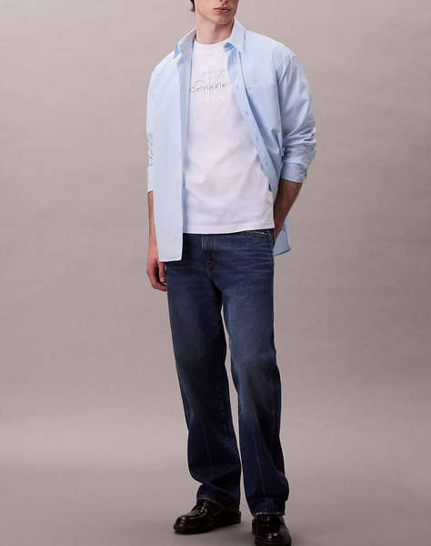 CALVIN KLEIN SS HI LOW EMB 16S JERSEY CN TEE