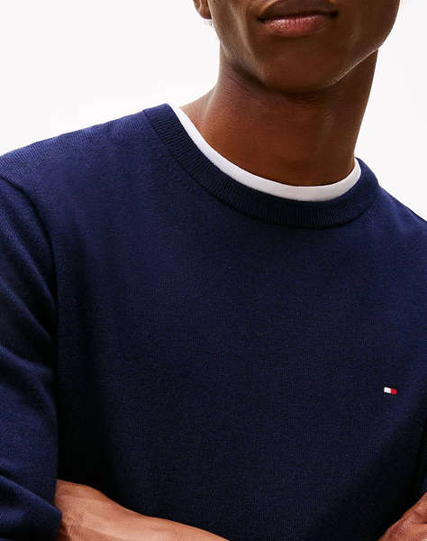 TOMMY HILFIGER PIMA ORG CTN CASHMERE CREW NECK