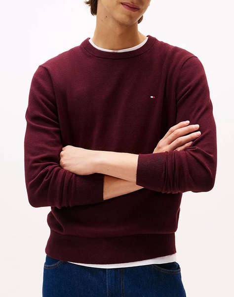 TOMMY HILFIGER PIMA ORG CTN CASHMERE CREW NECK