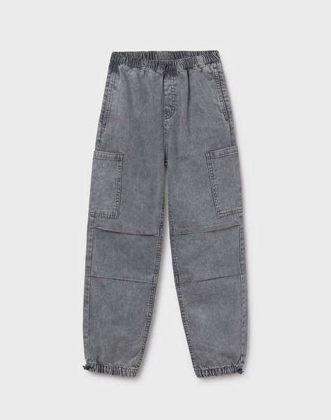 MAYORAL TROUSERS DENIM CARGO PARACHU