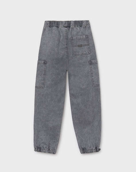 MAYORAL TROUSERS DENIM CARGO PARACHU