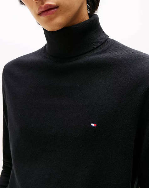 TOMMY HILFIGER PIMA ORG CTN CASHMERE ROLL NECK