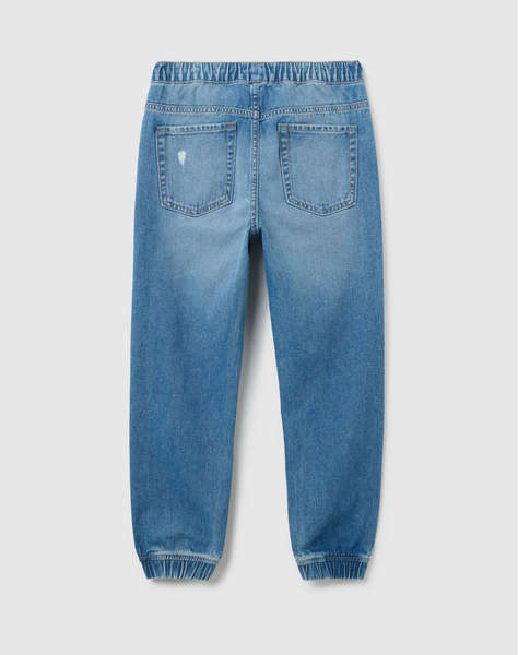 OVS JOGGER SOFT DENIM W/BROKE