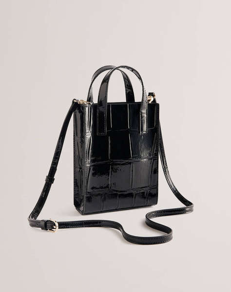 TED BAKER GATOCON Croc Effect Mini Icon Bag (Размери: 14 x 18 x 5см.)