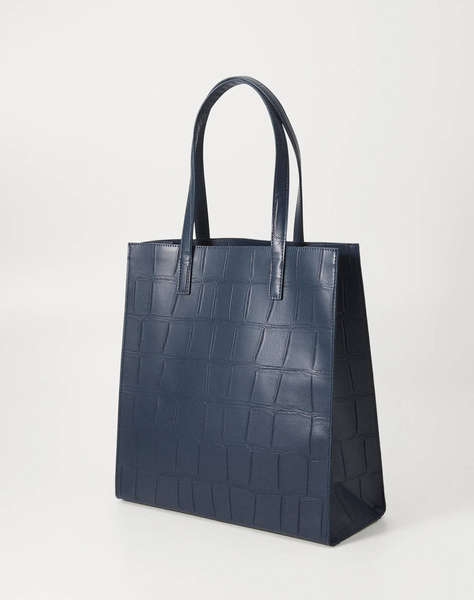 TED BAKER CROCCON Croc Effect Large Icon Bag (Размери: 34.5 x 34.5 x 11,5см.)