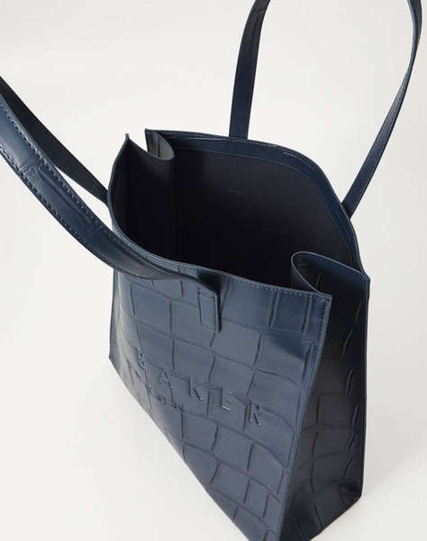 TED BAKER CROCCON Croc Effect Large Icon Bag (Размери: 34.5 x 34.5 x 11,5см.)