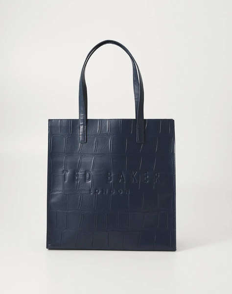 TED BAKER CROCCON Croc Effect Large Icon Bag (Размери: 34.5 x 34.5 x 11,5см.)