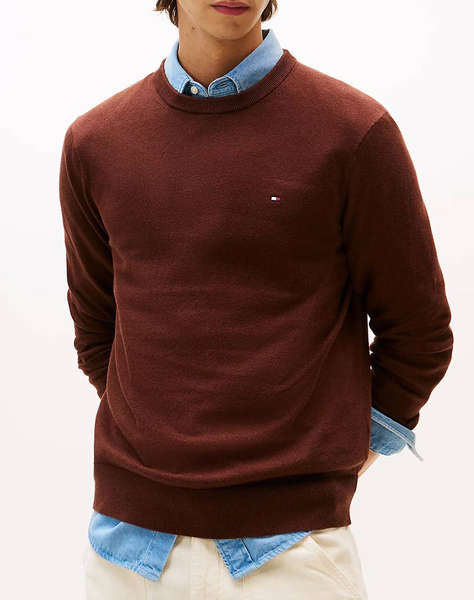 TOMMY HILFIGER PIMA ORG CTN CASHMERE CREW NECK