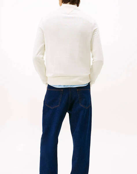 TOMMY HILFIGER PIMA ORG CTN CASHMERE ZIP MOCK