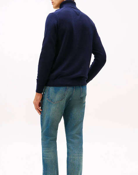 TOMMY HILFIGER PIMA ORG CTN CASHMERE ROLL NECK