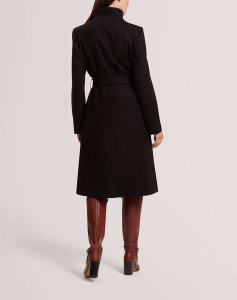 TED BAKER ROSE Mid Length Belted Wool Wrap Coat