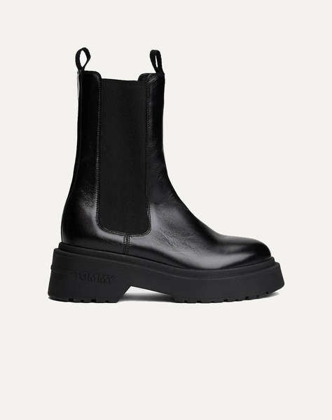 TOMMY JEANS TJW CHUNKY SHINY LEATHER CHELSEA