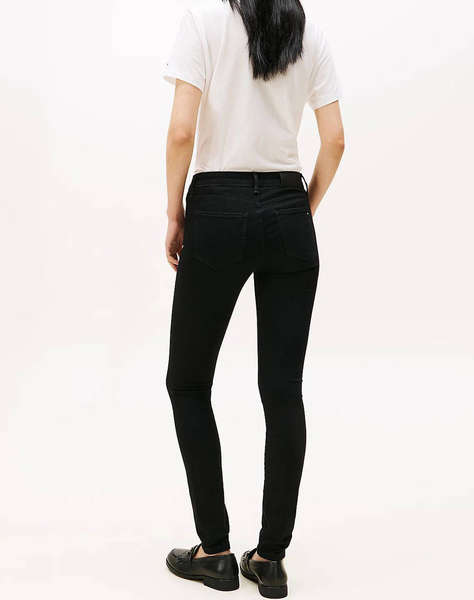 TOMMY HILFIGER DNM BLACK COMO SKINNY RW