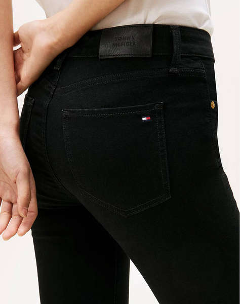 TOMMY HILFIGER DNM BLACK COMO SKINNY RW
