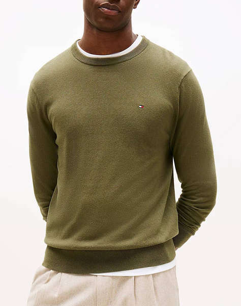 TOMMY HILFIGER PIMA ORG CTN CASHMERE CREW NECK