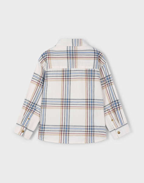 MAYORAL Риза дълъг ръкав с карирано деколте