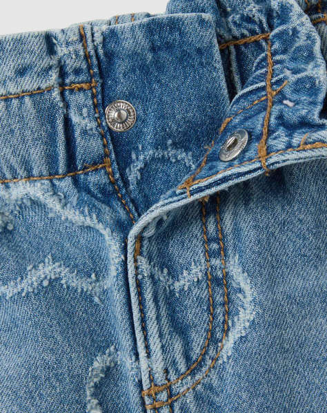 OVS DENIM SKIRT W/LASER