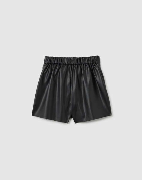 OVS FAKE LEATHER SKORT W/APP