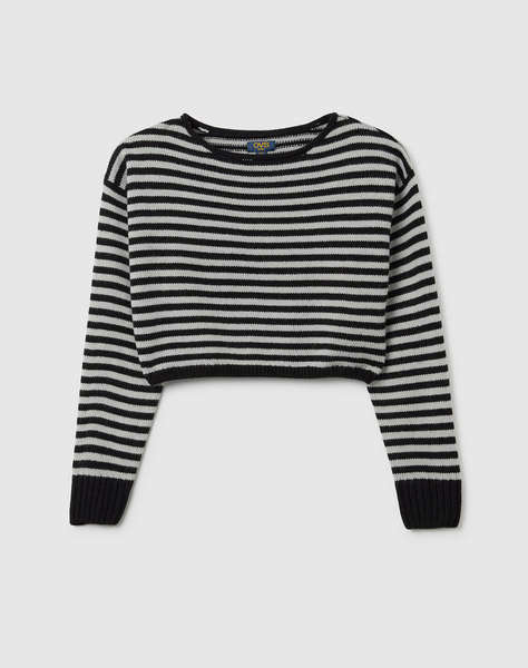 OVS CROP JUMPER STRIPES