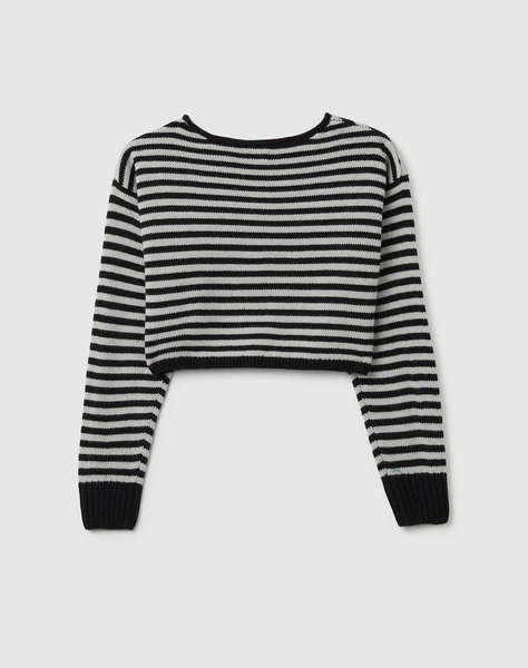 OVS CROP JUMPER STRIPES