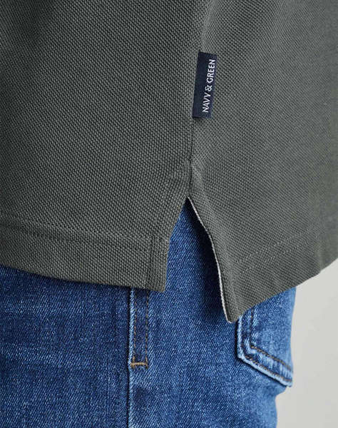 NAVY&GREEN POLO БЛУЗА