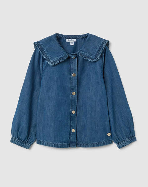 OVS DENIM SHIRT W/COLLAR