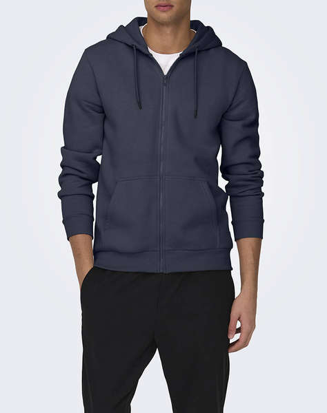 ONLY&SONS ONSCERES ZIP THR. HOODIE SWEAT NOOS