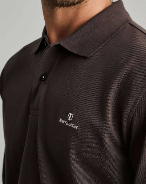 NAVY&GREEN POLO БЛУЗА