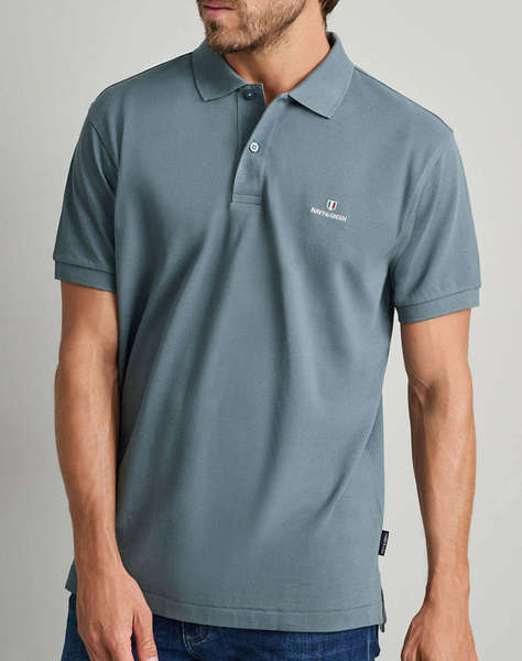 NAVY&GREEN POLO БЛУЗА
