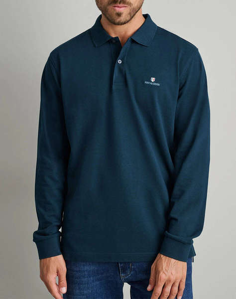 NAVY&GREEN POLO БЛУЗА