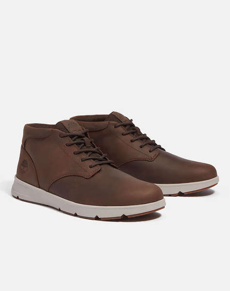 TIMBERLAND PARKER STREET MID LACE UP SNEAKER BLACKOUT NUBUCK