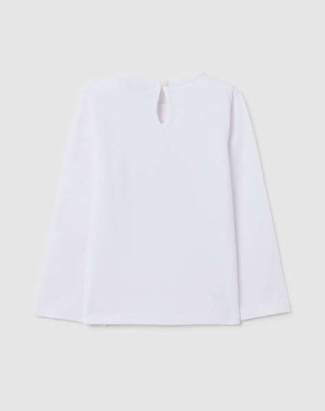 OVS T-SHIRT L/S W/KITTY