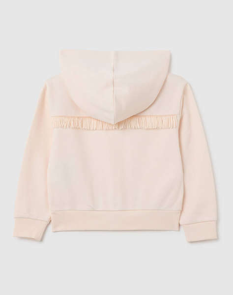 OVS HOODIE FULL ZIP W/FRINGES