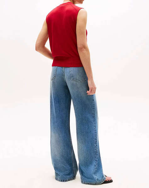 TOMMY HILFIGER LYOCELL SILK MOCK SL SWT TOP