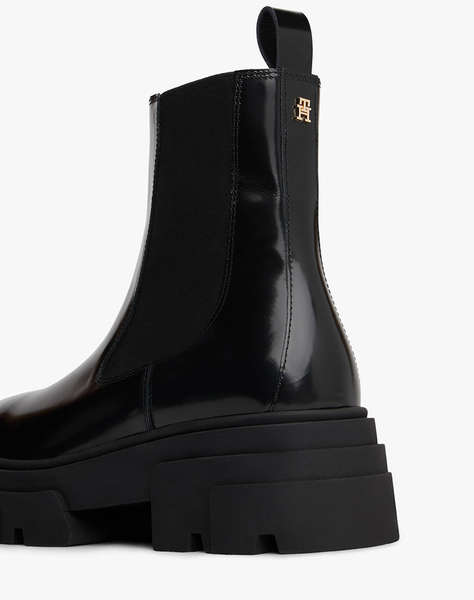 TOMMY HILFIGER TH SHINY LEATHER CHELSEA