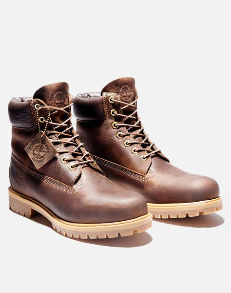 TIMBERLAND Timberland Premium 6 INCH LACE UP WATERPROOF BOOT BROWN