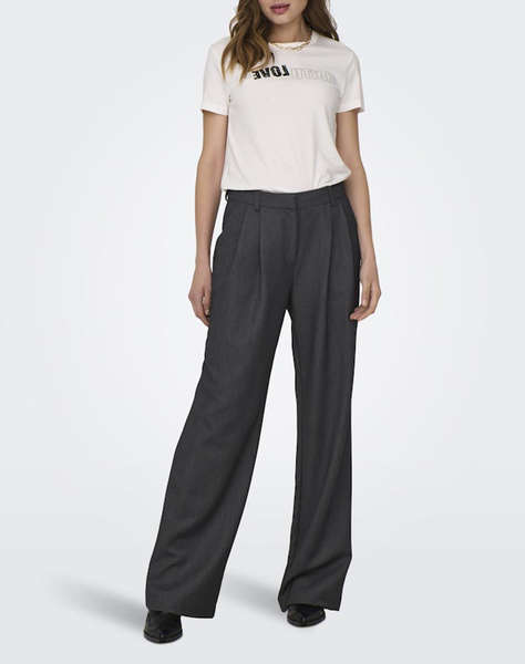 ONLY ONLHATTIE HW PLEAT STR PANT TLR NOOS