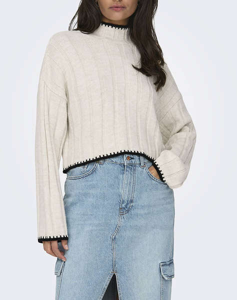 ONLY ONLCHICK STITCH LS HIGHNECK KNT NOOS