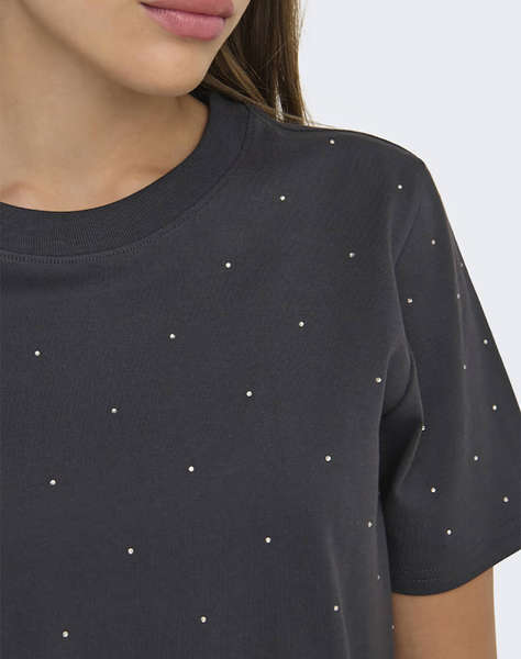 ONLY ONLMONJA S/S STUDS TEE JRS