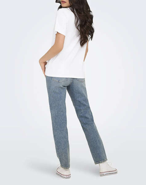 ONLY ONLMONJA S/S STUDS TEE JRS