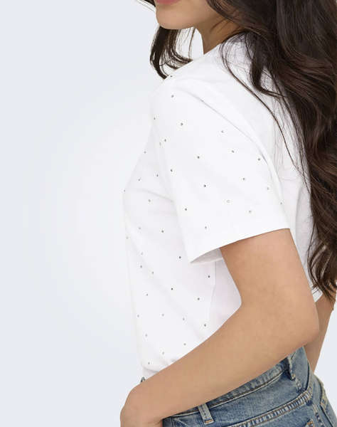 ONLY ONLMONJA S/S STUDS TEE JRS
