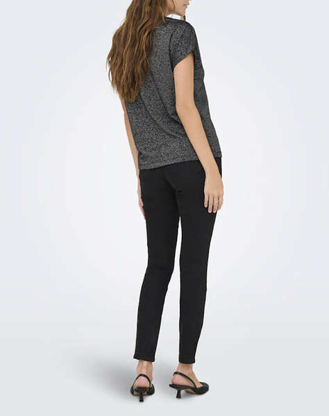 ONLY ONLMOSTER GLITTER S/S TOP NOOS JRS