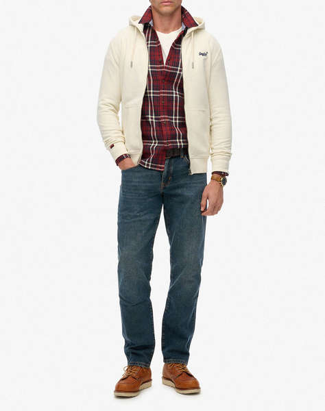 SUPERDRY D1 OVIN ESSENTIAL LOGO ZIP HOODIE HB MEN''S SWEATSHIRT