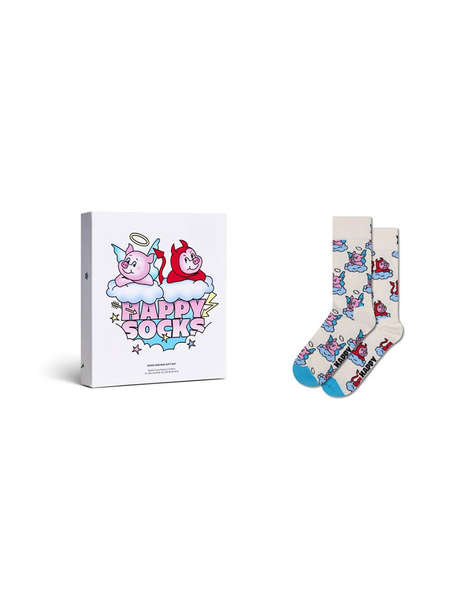 HAPPY SOCKS 2-Pack Good Bad Pig Socks Gift Set