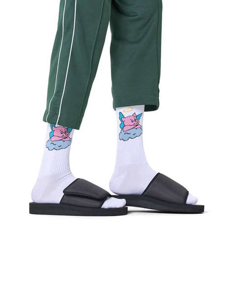 HAPPY SOCKS Good Pig Sneaker Sock