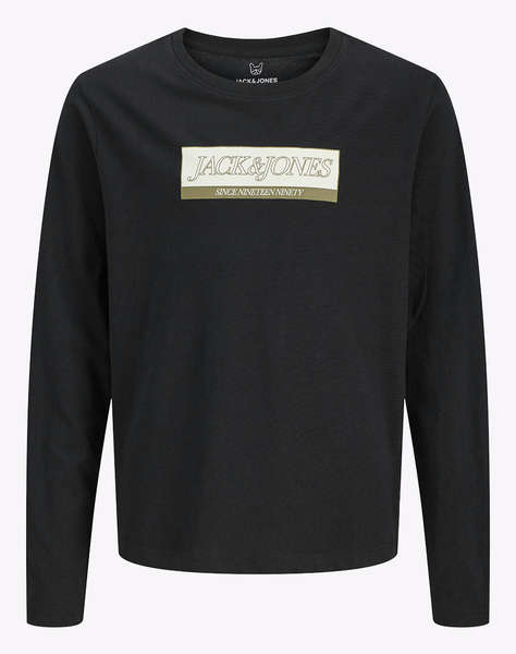 JACK&JONES JORINWOOD BLOCK BRANDING TEE LS CN JNR