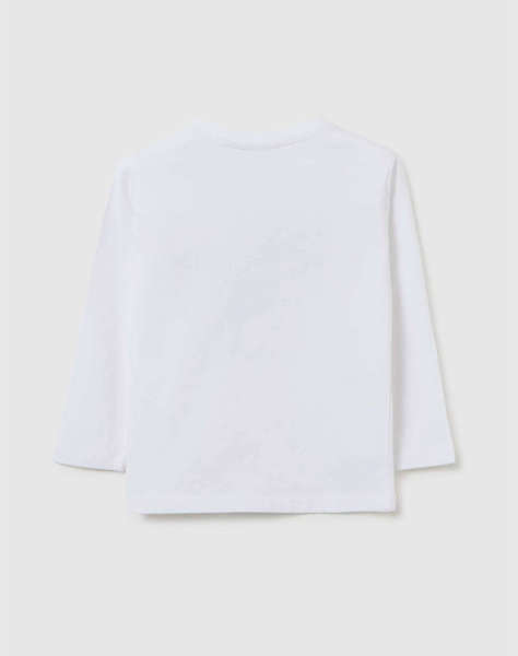 OVS T-SHIRT WITH PRINT+EMBRO