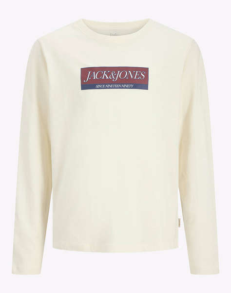 JACK&JONES JORINWOOD BLOCK BRANDING TEE LS CN JNR