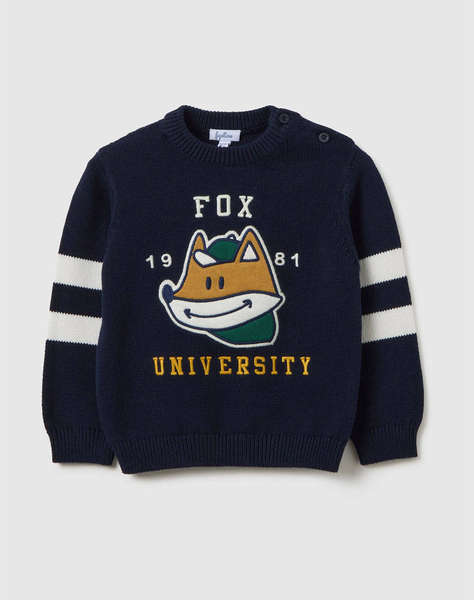 OVS JUMPER WITH FOX APPLIC.