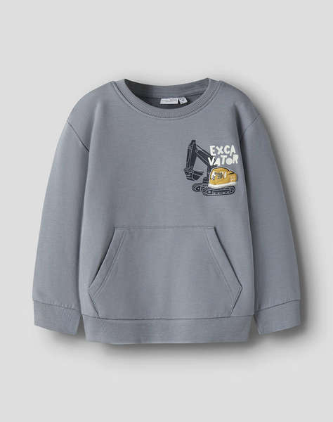 NAME IT NMMVUGO LS NREG SWEAT BRU